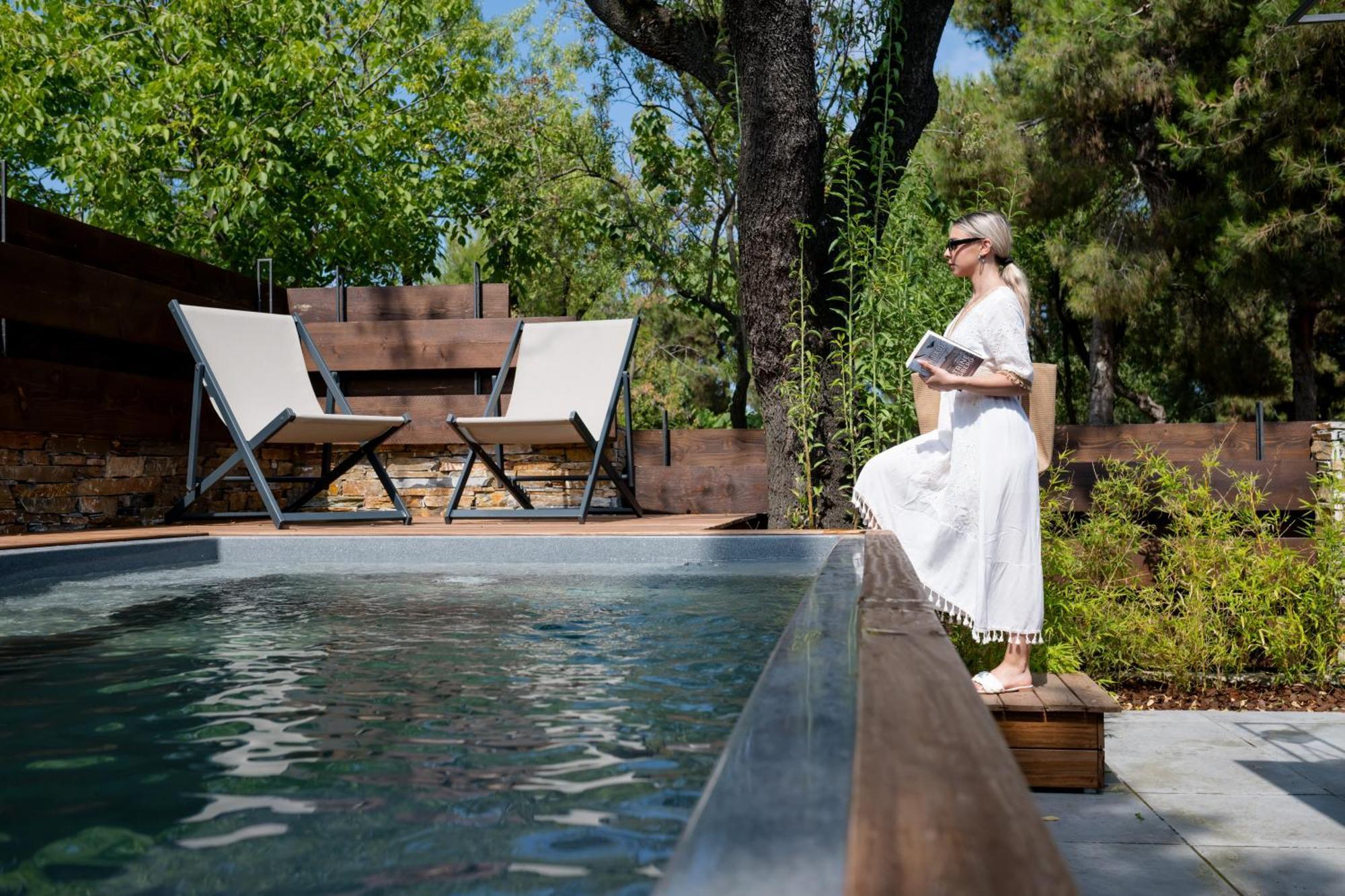 Sylvia Camping & Luxury Suites, Panel Hospitality Homes & Villas Litochoro Exterior photo