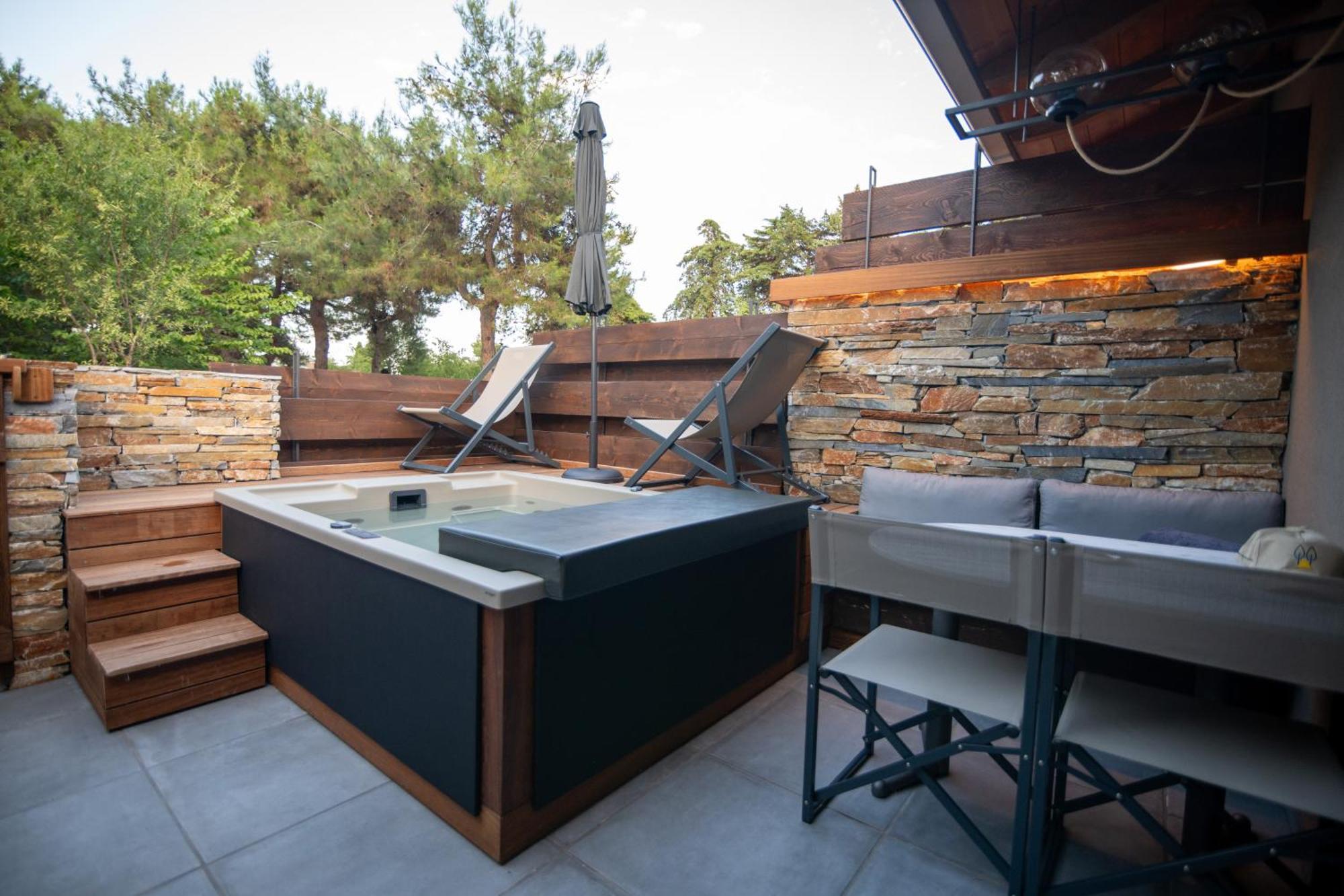 Sylvia Camping & Luxury Suites, Panel Hospitality Homes & Villas Litochoro Exterior photo