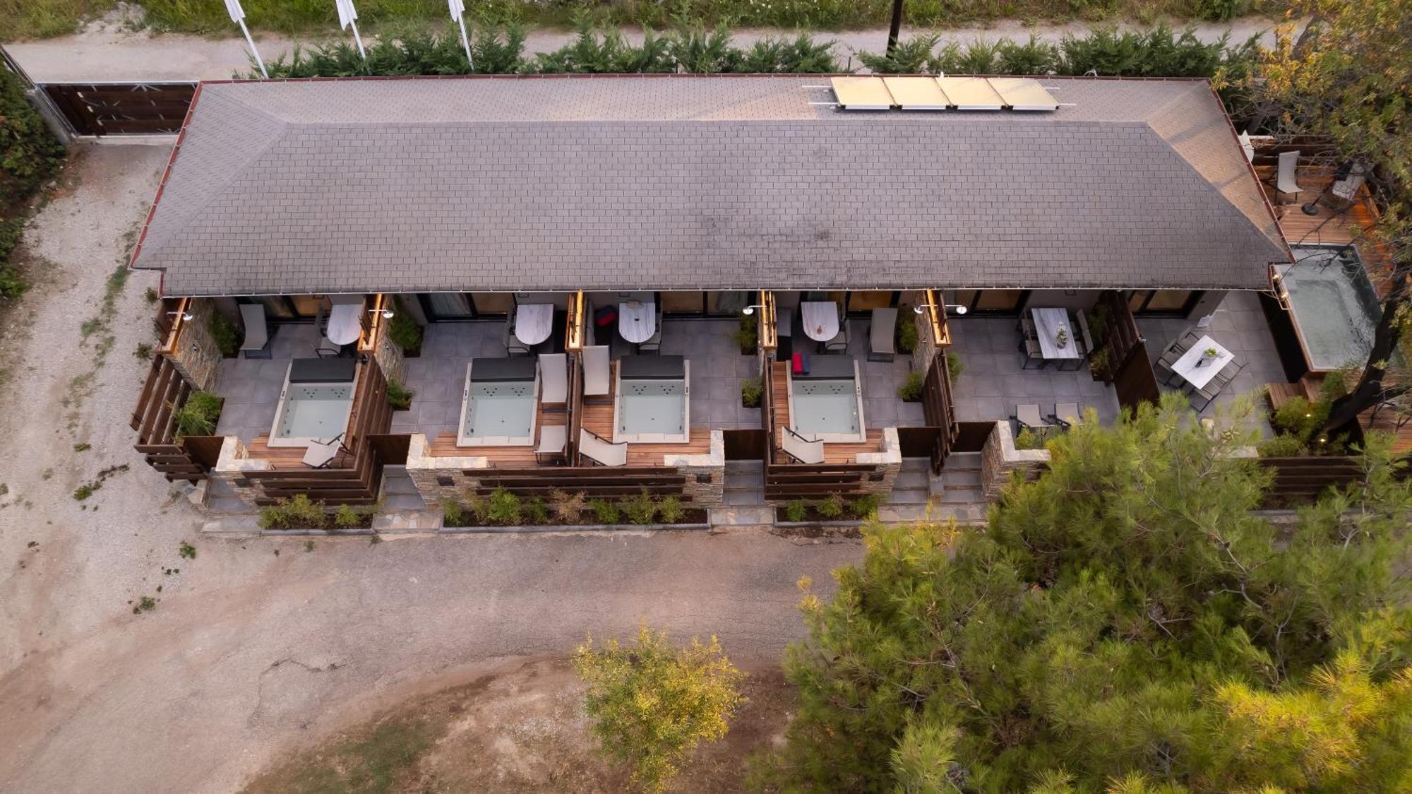 Sylvia Camping & Luxury Suites, Panel Hospitality Homes & Villas Litochoro Exterior photo